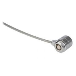 Candado de Seguridad con Llave para Laptop STEREN COM-220, Color Gris, Incluye 2 llaves, Longitud 1.8m. - Imagen 4
