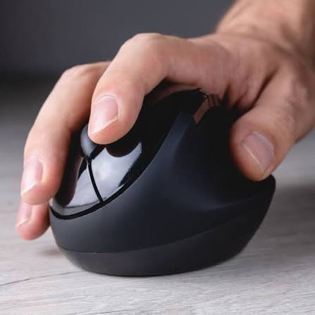 Mouse Inalámbrico USB Ergonómico KLIP-X KMW-500BK - Imagen 3